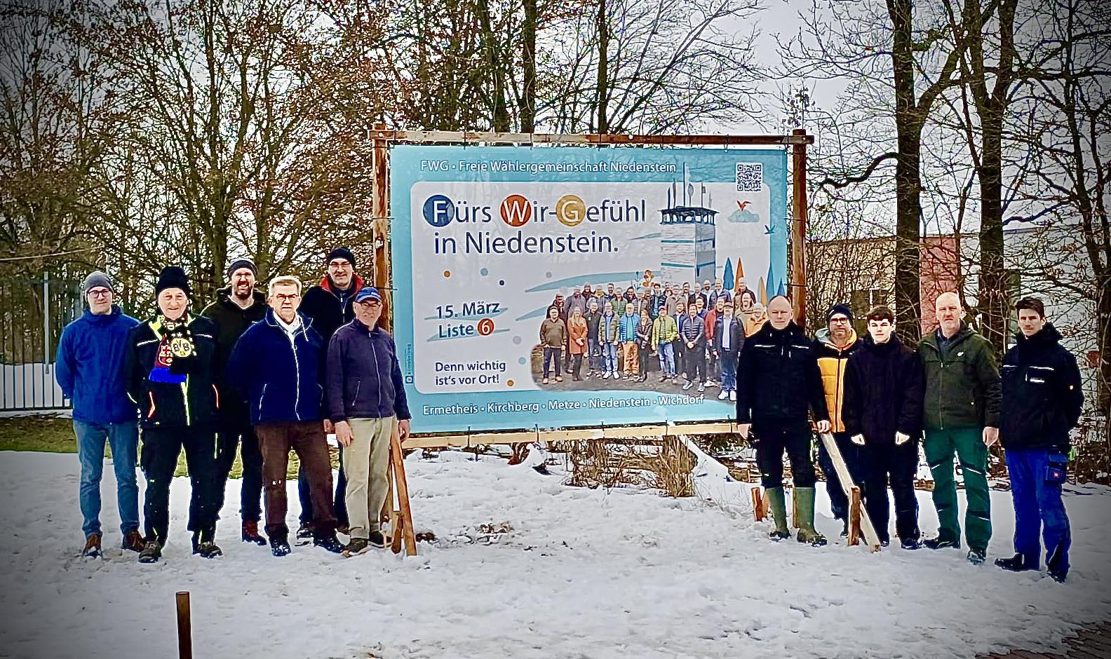 FWG Niedenstein unsere Großplakate in der Kernstadt